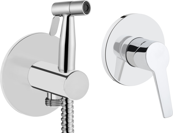 Гигиенический душ VitrA A49271EXP со смесителем, С ВНУТРЕННЕЙ ЧАСТЬЮ