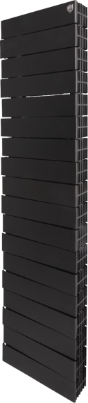 Радиатор биметаллический Royal Thermo Piano Forte Tower 300 18 секций, noir sable
