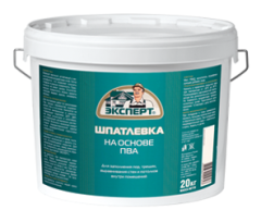 Шпатлевка на основе ПВА для внутренних работ 5 кг