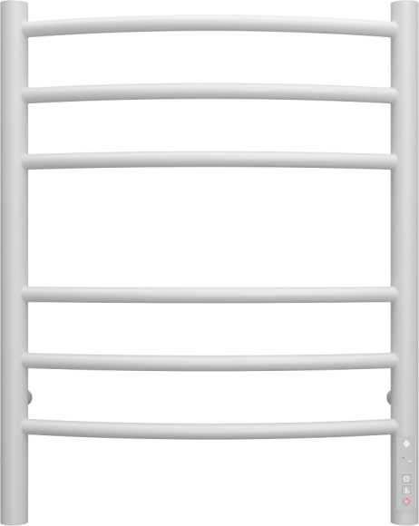 Полотенцесушитель электрический Terminus Классик П6 450x600, матовый белый