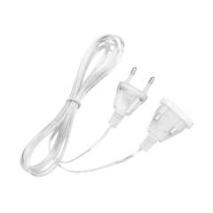 Удлинитель 3м для подключения домашних гирлянд провод прозр. ПВХ Neon-Night 315-424 Удлинитель 3м для подключения домашних гирлянд провод прозр. ПВХ Neon-Night 315-424