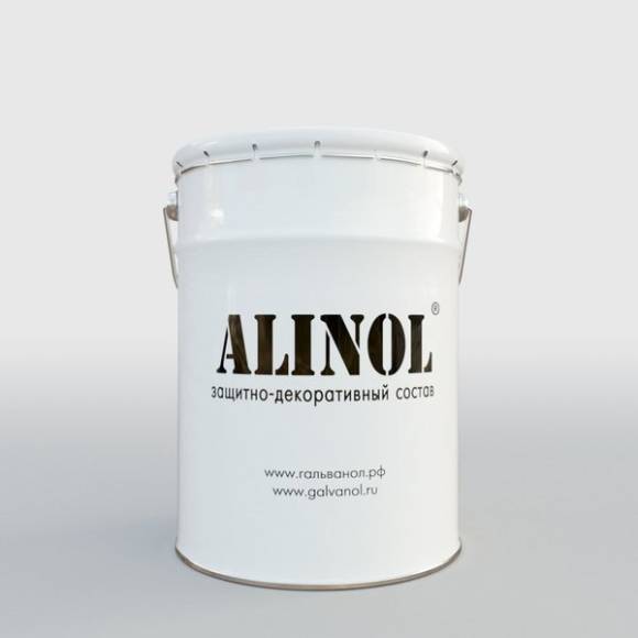 Металлополимерный состав "Алинол" 18 кг евроведро