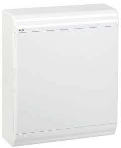Бокс ЩРН-П-24 мод. навесной пластик IP41 PRIME бел. дверь IEK MKP82-N-24-WD-41-10