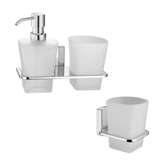 Набор Стакан Wasserkraft Leine K-5028 + Дозатор K-5089 со стаканом
