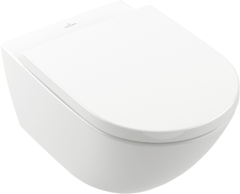 Унитаз подвесной Villeroy & Boch Subway 3.0 4670TSR1 alpin, ceramicplus, сиденье с микролифтом