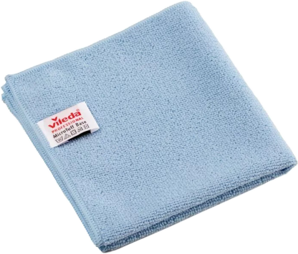Салфетка для уборки Vileda-professional МикроТафф Бэйс 174176 синяя, 5 шт.