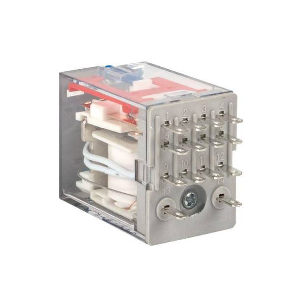 Реле промежуточное RPAt 22/4 5А 24В DC с кнопкой и мех. индикацией AVERES EKF rpat-22-4-24DC Реле промежуточное RPAt 22/4 5А 24В DC с кнопкой и мех. индикацией AVERES EKF rpat-22-4-24DC