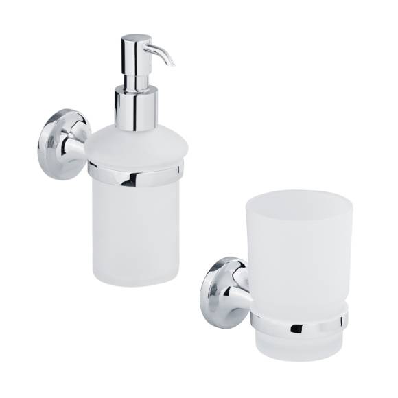 Набор Стакан Veragio Oscar OSC-5240.CR хром + Дозатор OSC-5270.CR хром