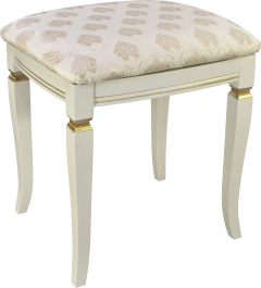 Банкетка Мебелик Васко В 106Н 008155 слоновая кость, золото, ткань маркус ваниль