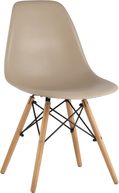 Стул Stool Group Eames DSW бежевый
