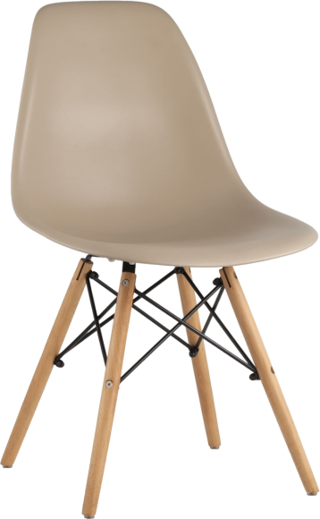 Стул Stool Group Eames DSW бежевый