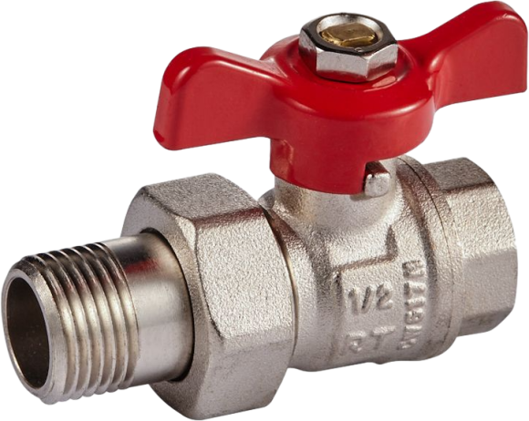 Комплект запорных вентилей Royal Thermo 1/2" М30х1,5 прямой