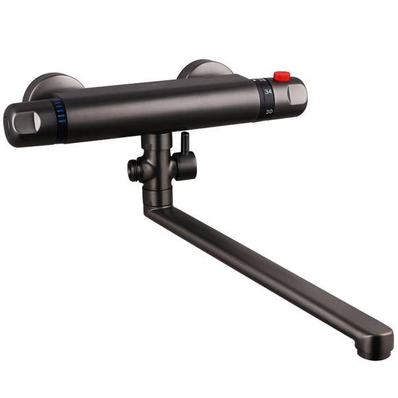 Термостатический смеситель Melodia della vita Rock MDV32004gn оружейная сталь