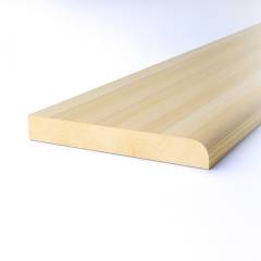 Ступень 40 * 300 * 1200 мм сорт A, сращенный, узколамельный, односторонний,D3/D4 лиственница АД (1 шт = 0,360 м2)