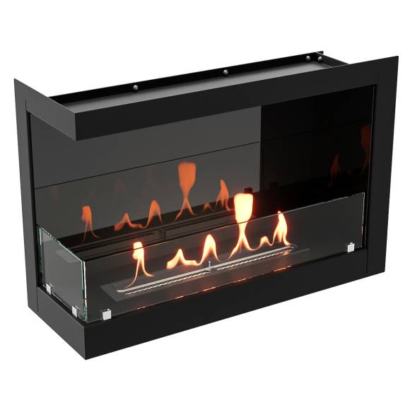 Биокамин Firelight BFP-P700LC left corner встраиваемый, черный