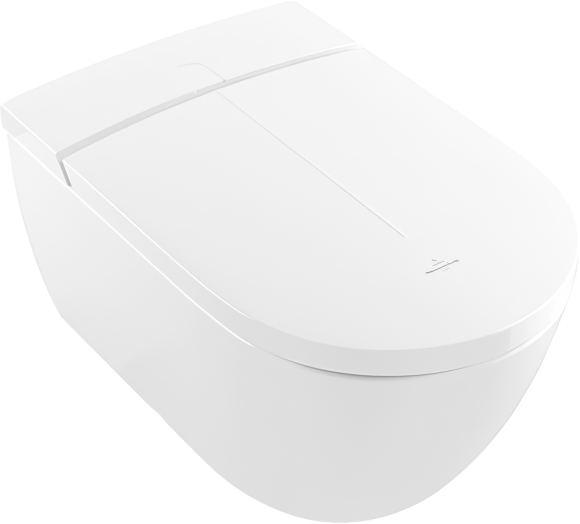 Умный унитаз подвесной Villeroy & Boch Viclean V0E100R1 альпийский белый, с функцией биде