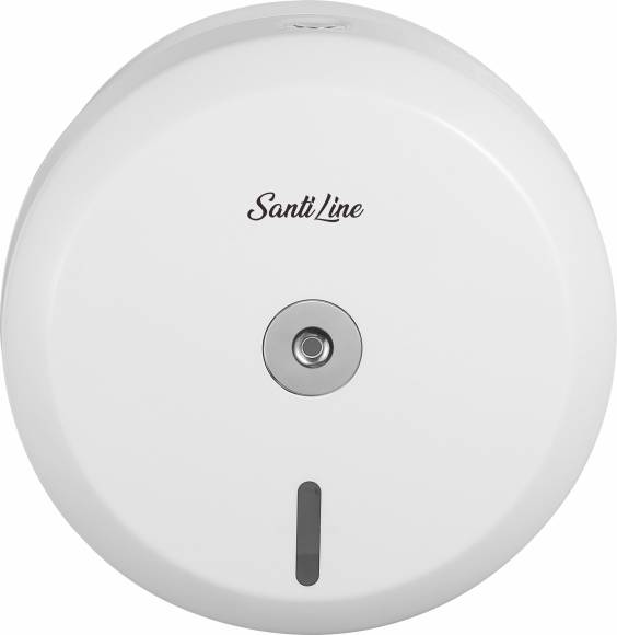 Диспенсер туалетной бумаги SantiLine SL-8014 глянцевый белый