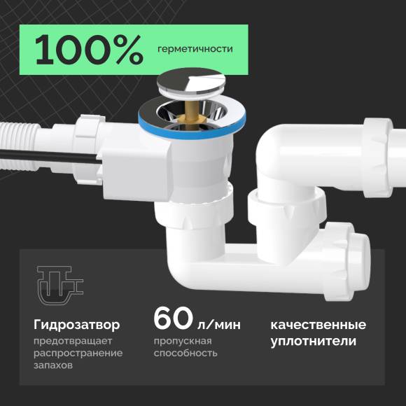 Слив-перелив EWRIKA 5040860