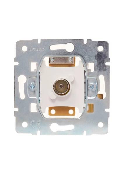 Розетка телевизионная оконечная TV 1-м СП Vesna механизм кремов. LEZARD 742-0388-130 Розетка телевизионная оконечная TV 1-м СП Vesna механизм кремов. LEZARD 742-0388-130