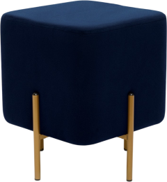 Пуф DIWO Кострома велюр, синий