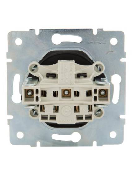 Розетка 1-м СП Karina 16А IP20 без заземл. термопласт механизм черн. бархат LEZARD 707-4288-121B Розетка 1-м СП Karina 16А IP20 без заземл. термопласт механизм черн. бархат LEZARD 707-4288-121B