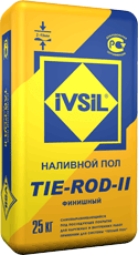Финишный наливной пол 25 кг IVSIL TIE-ROD-II / ИВСИЛ ТАЙ-РОД-2