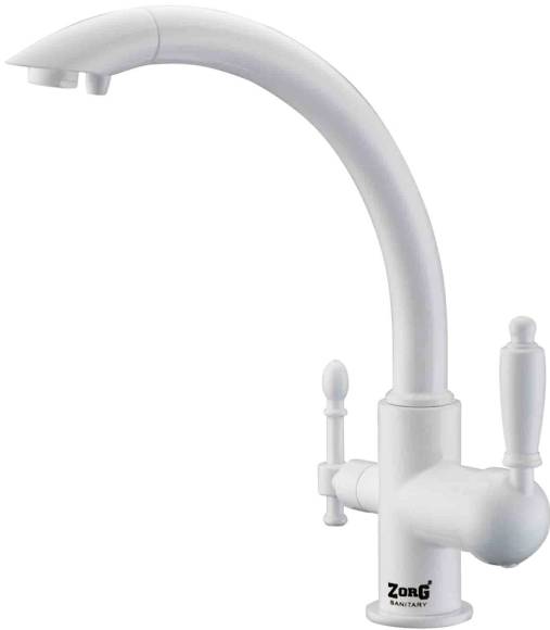 Смеситель для кухни Zorg Clean Water Clean Water ZR 314 YF-33 white