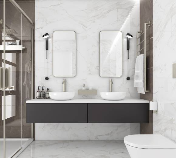 Коллекция плитки Ceradim Calacatta Faro Grey