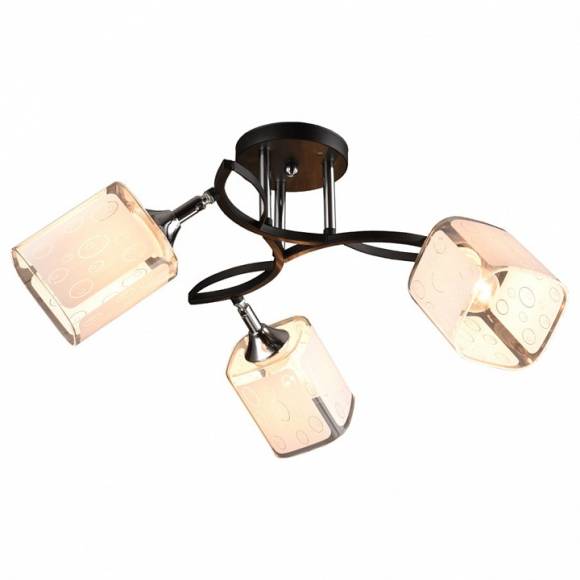 Потолочная люстра Imex 3499 MD.3499-3-S BK+CH Потолочная люстра Imex 3499 MD.3499-3-S BK+CH