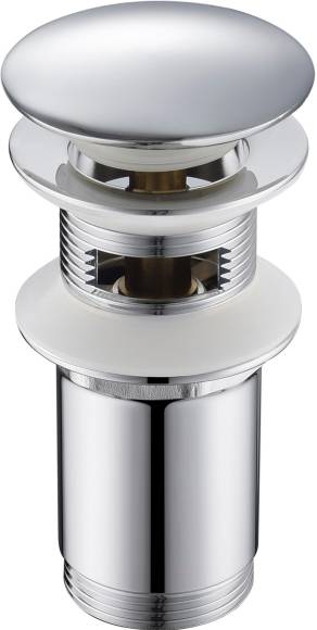 Донный клапан для раковины Timo 8011/00 chrome с переливом, хром