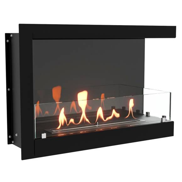 Биокамин Firelight BFP-P700RC right corner встраиваемый, черный