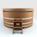 Купель круглая из дуба D=1.2 H=1.0 без покрытия CityWood
