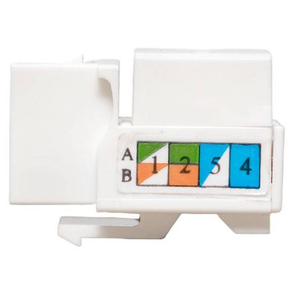 Модуль Keystone RJ45 кат.5E неэкранир. 110 IDC 90град. бел. TERACOM PRO EKF TRP-KSTN-90D-5EUTP-WH Модуль Keystone RJ45 кат.5E неэкранир. 110 IDC 90град. бел. TERACOM PRO EKF TRP-KSTN-90D-5EUTP-WH