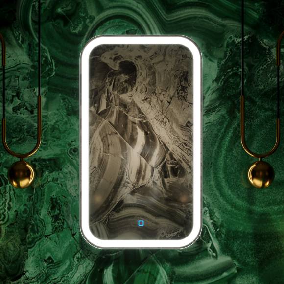 Зеркало Silver Mirrors Мальта 40х70 с подсветкой