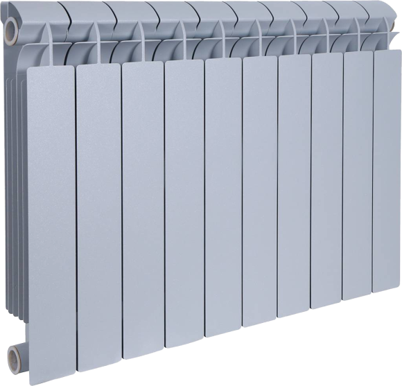 Радиатор биметаллический Global Style plus 500 10 секций, серый