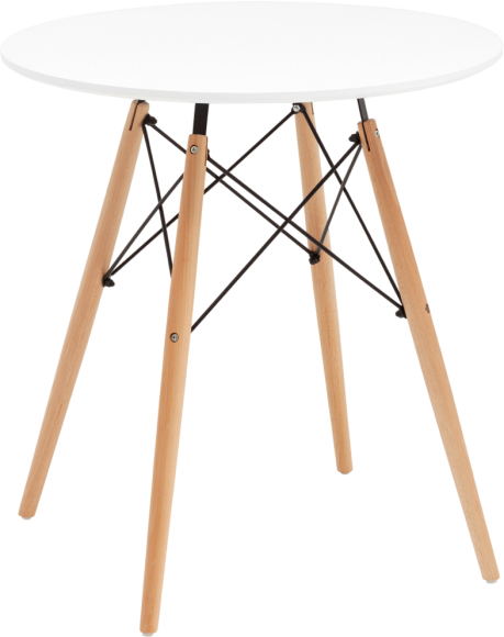 Обеденный стол Stool Group Eames 70 см, белый