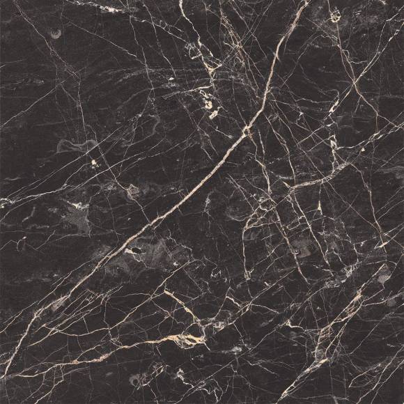 Керамогранит Laparet Black Arkadia 60x60, черный, полированный