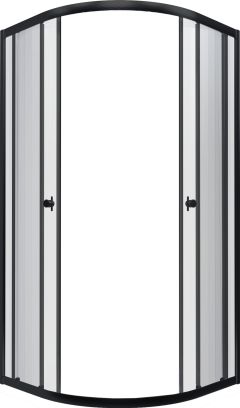 Душевой уголок Triton Альфа -блэк Щ0000054224 90x90
