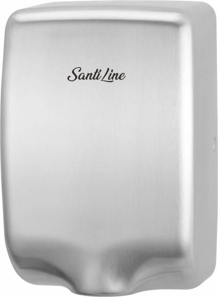 Сушилка для рук SantiLine SL-8005 высокоскоростная, матовый хром