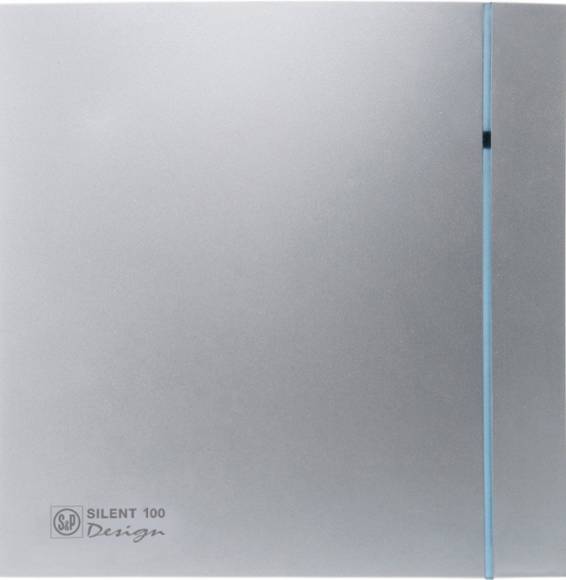 Вытяжной вентилятор Soler&Palau Design Silent 100 CHZ Design silver