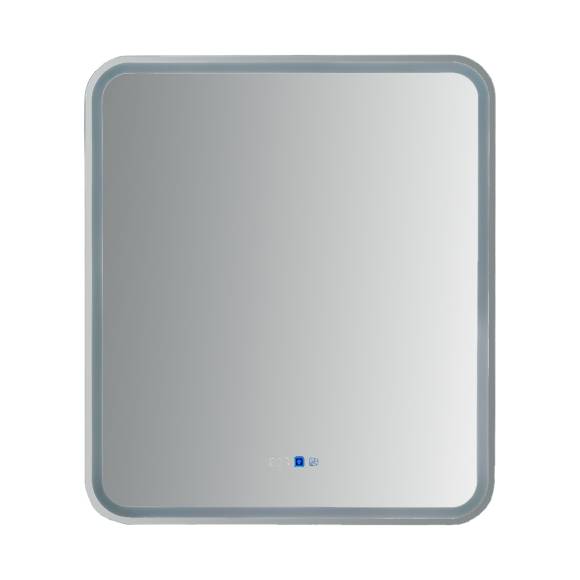 Зеркало-шкаф Silver Mirrors L 80х70 см, с подсветкой, белое