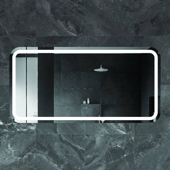 Зеркало Cezares Stylus 140х70, с подсветкой, с антизапотевателем