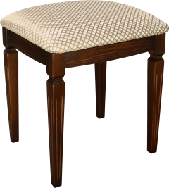 Банкетка Мебелик Васко В 107Н 008159 орех, ткань атина золотой