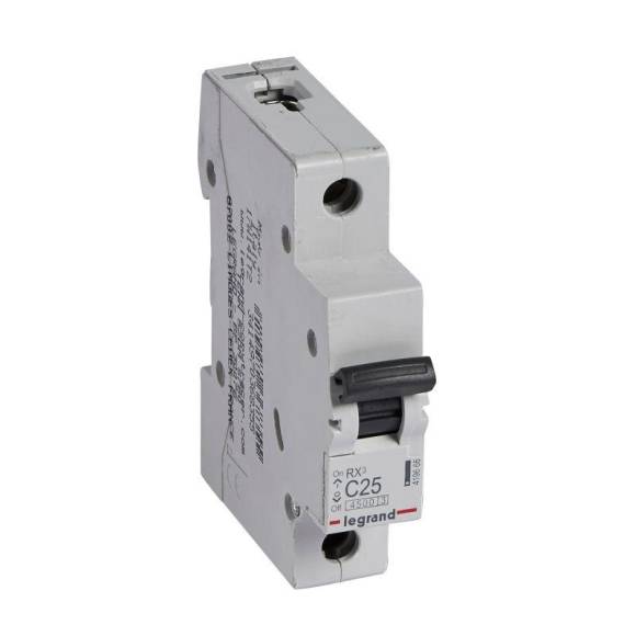 Выключатель автоматический модульный 1п C 25А 4.5кА RX3 Leg 419666 Выключатель автоматический модульный 1п C 25А 4.5кА RX3 Leg 419666