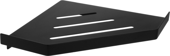 Полка Fixsen Hi-Tech FX-841B угловая, матовая черная