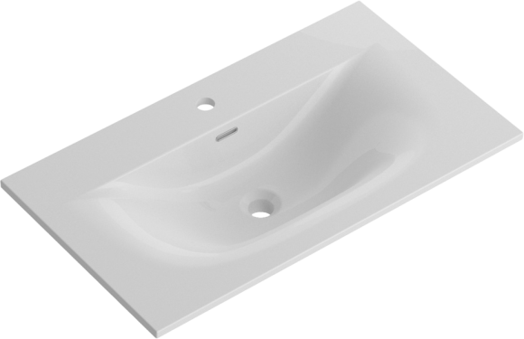 Мебельная раковина BelBagno BB-8099-90 глянцевая белая