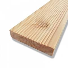 Террасная доска "Вельвет" 28 * 140 * 3000 мм сорт BC окрашен., орех лиственница (1 упак = 4 шт/ 1,680 м2)
