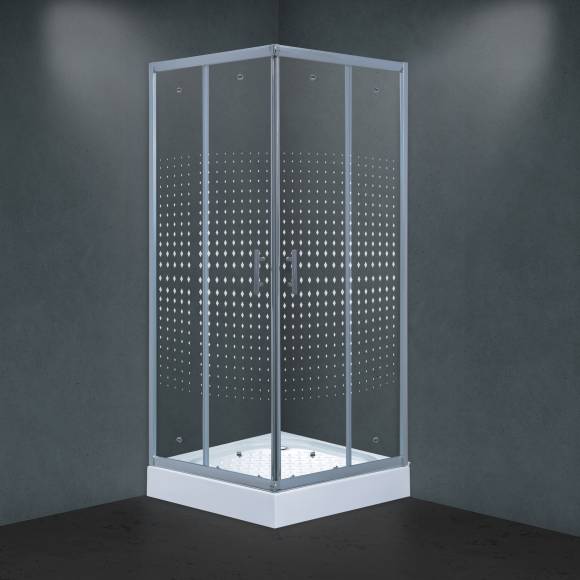 Душевой уголок Timo Viva Lux TL-1102 Romb Glass с поддоном