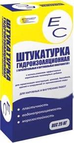 Штукатурка гидроизоляционная ЕС (25кг) Штукатурка гидроизоляционная ЕС (25кг)