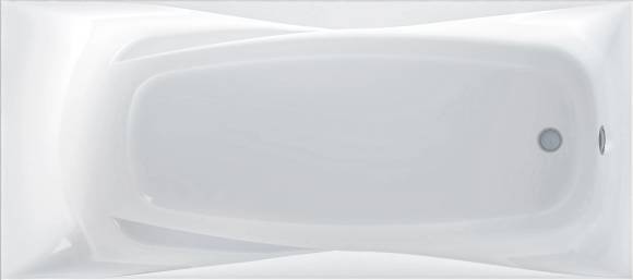Ванна из искусственного камня Астра-Форм Вега Люкс 180x80 см, правая, пристенная, белая, на ножках